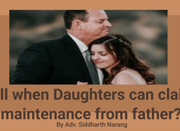 Till when Daughters can claim maintenance from father?