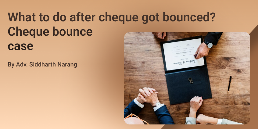 Cheque bounce case